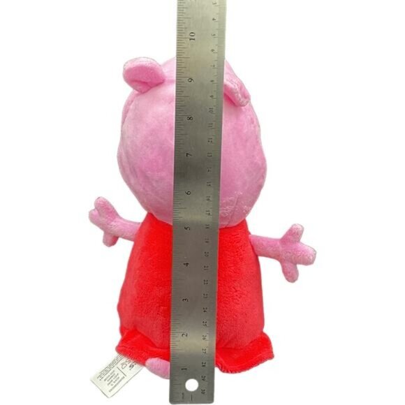 Kohls Cares Peppa Pig Plush Pink & Red Stuffed Toy 12 Inches Tall Soft Cuddly - Picture 4 of 7